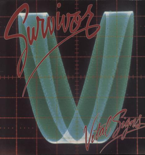 SURVIVOR VITAL SIGNS サイン入りレコード Survivor – Vital Signs. Vinyl LP Record Album 12